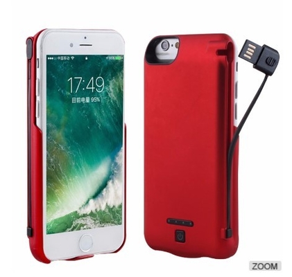 Iphone7 지원 무선 위탁 건전지 상자, 소형 휴대용 부과되어야 하는 전화 상자