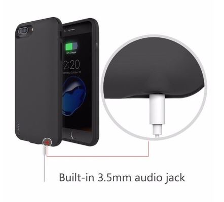 더하기 아이폰 7을 위한 매우 Iphone 호리호리한 지원 무선 위탁 사례 5.5" 3500mAh