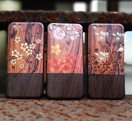 나무로 되는 전화 상자 Iphone 5, 아이폰 6 S 대나무 Iphone는 다수 색깔로 케이스를 덮습니다