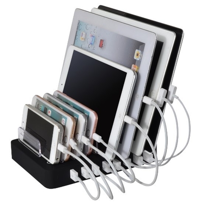 다 장치 충전소 선창, 8개의 항구 USB Iphone 도킹 스테이션 다 기능