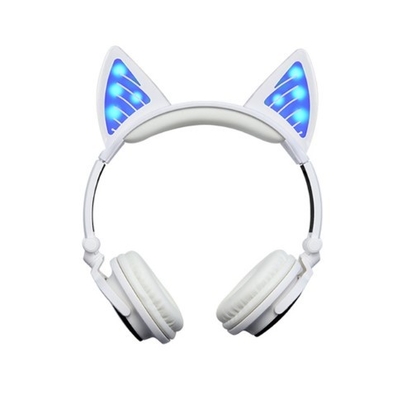황금초 아이폰 삼성 노트북 PC를 위한 Foldable 무선 Bluetooth 이어폰 LED 빛을내는 Mic